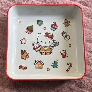 Hello Kitty Red and White Holiday Bakeware Dish
